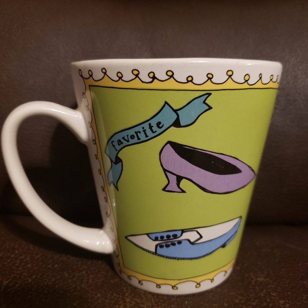Ursula Dodge favorite shoes coffee mug